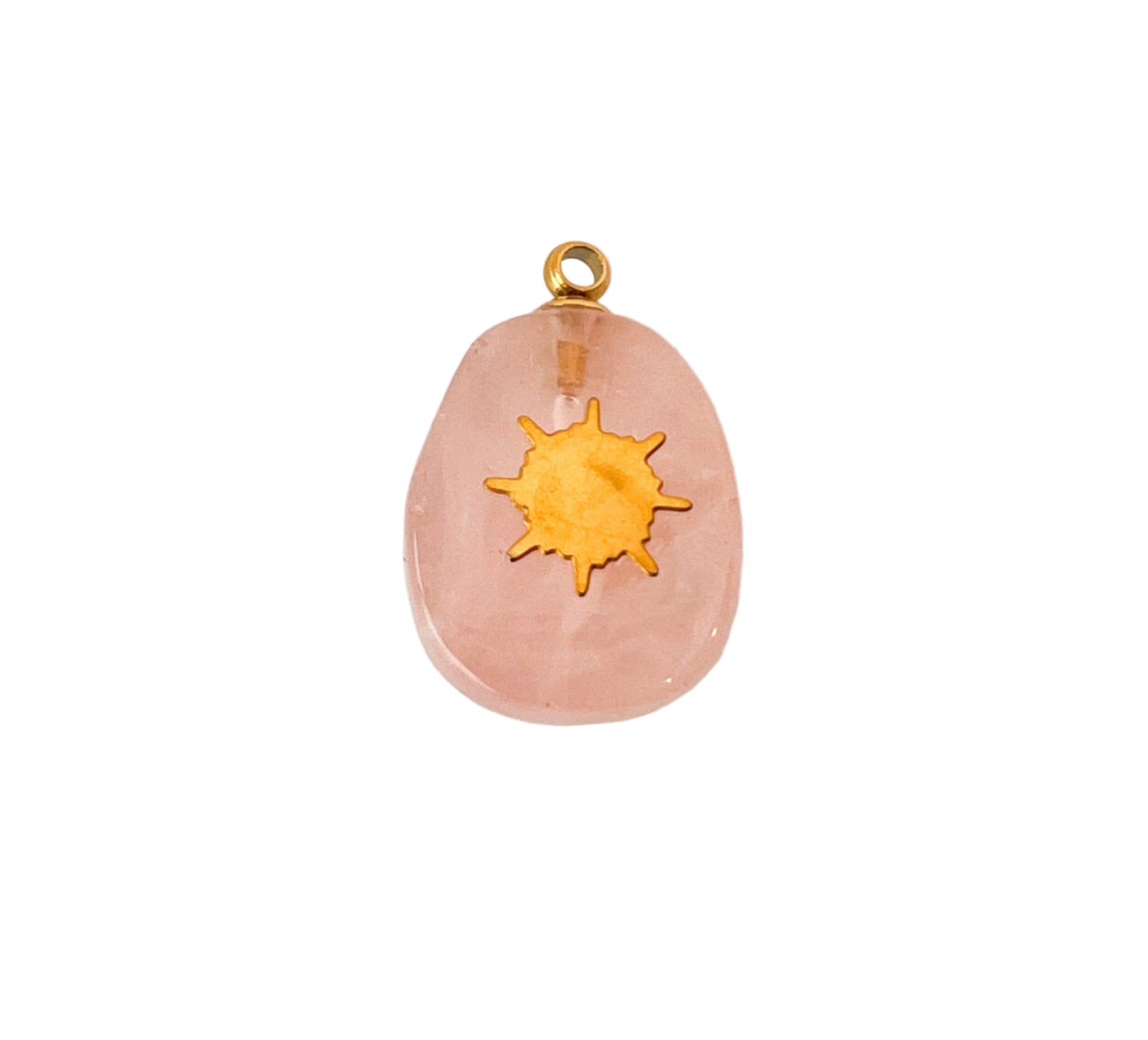 Pink Sun Charm