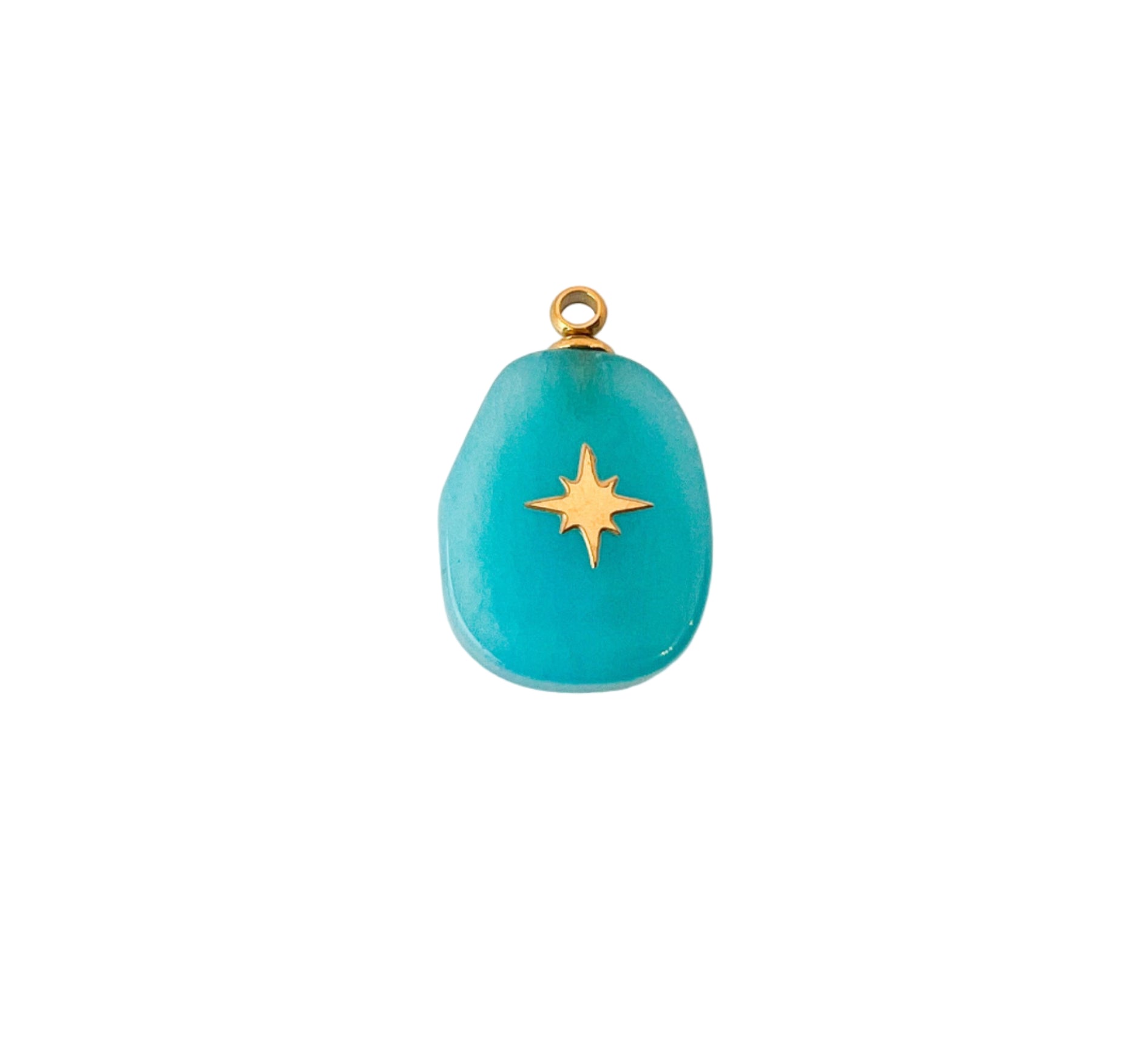 Blue Star Charm