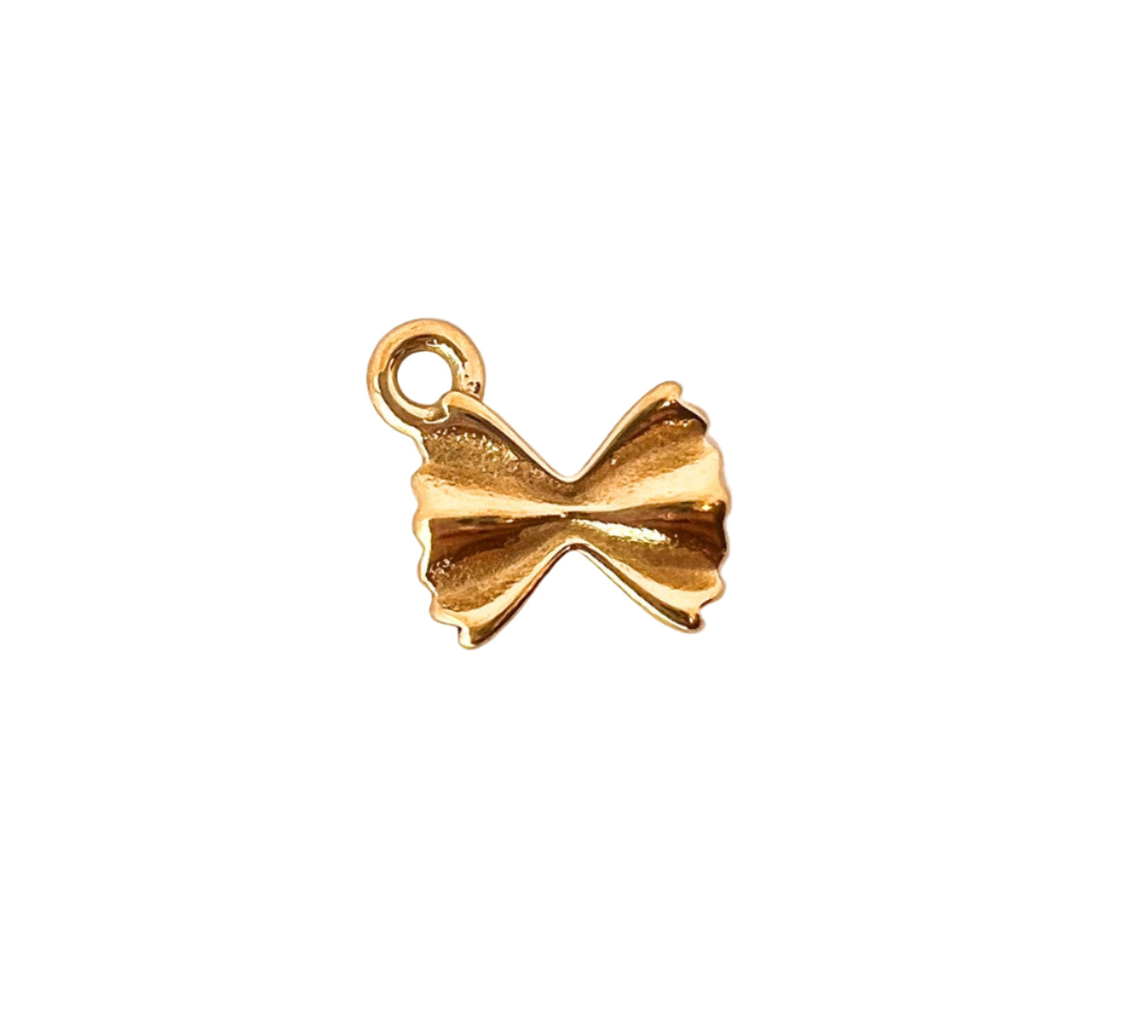 Mini Gold Pasta Charm