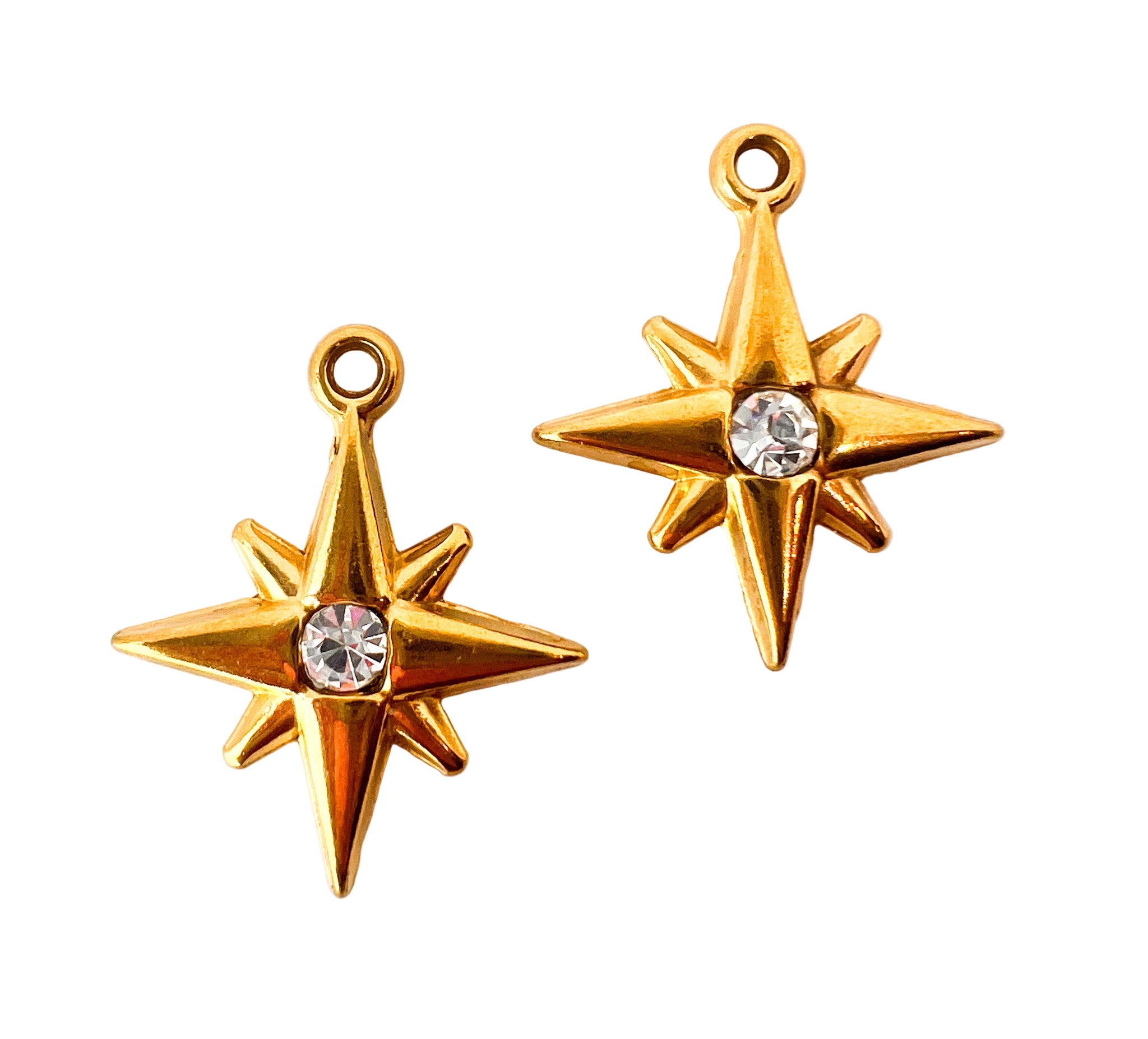 Gold Celestial Star Charm