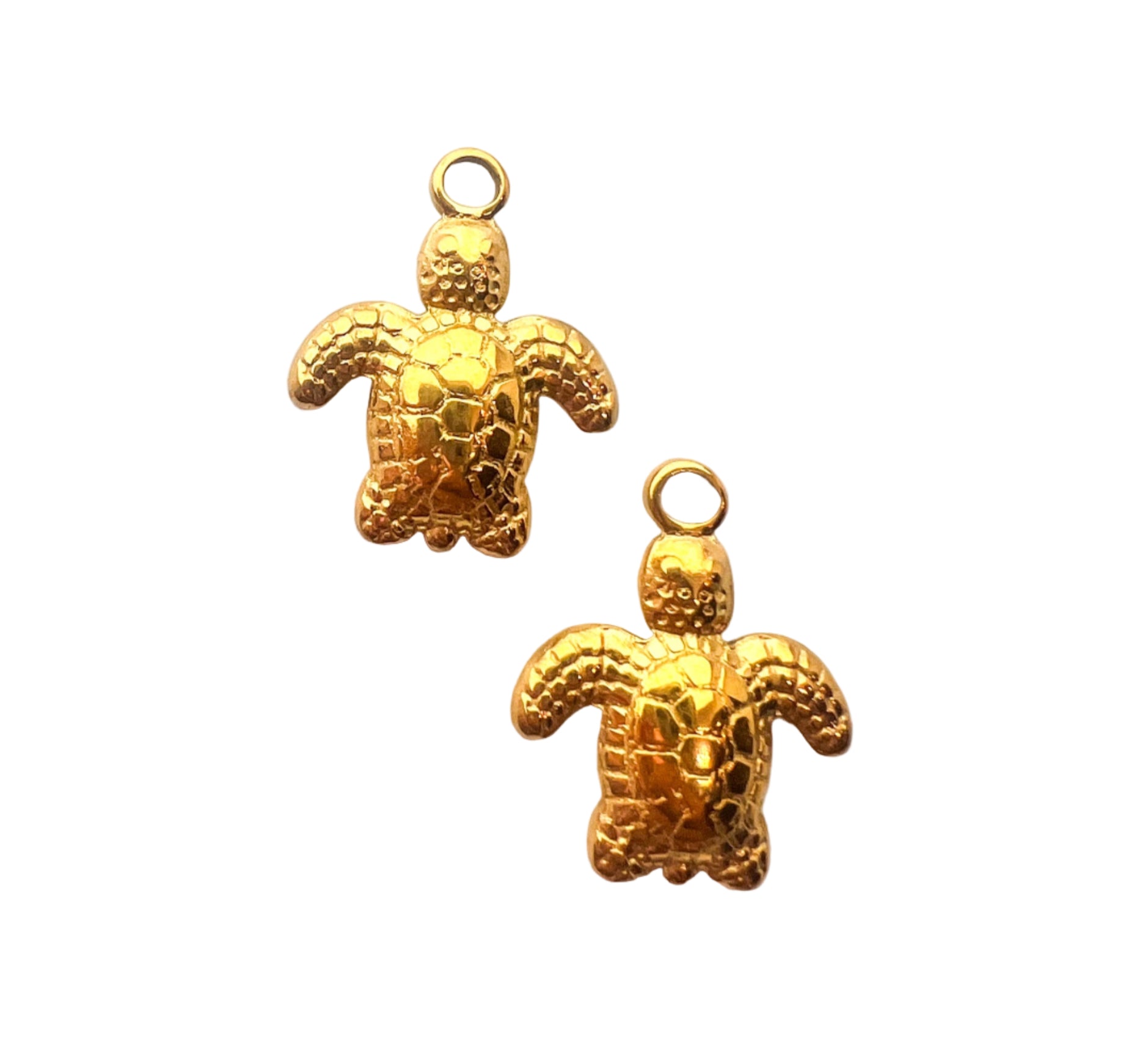 Gold Turtle Charm
