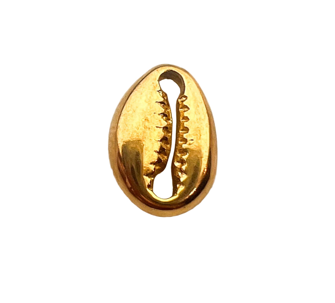 Mini Gold Shell Charm