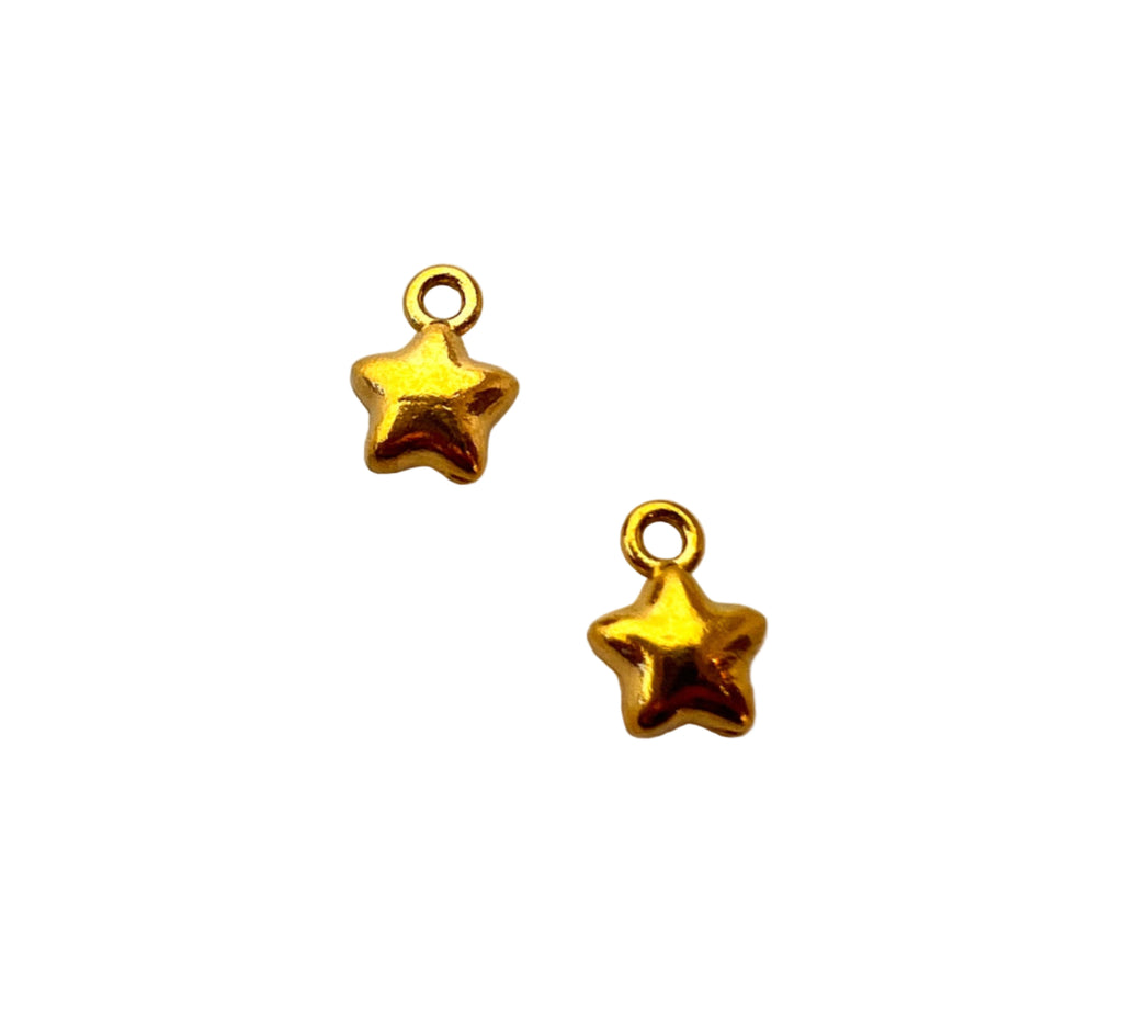 Mini Gold Star Charm