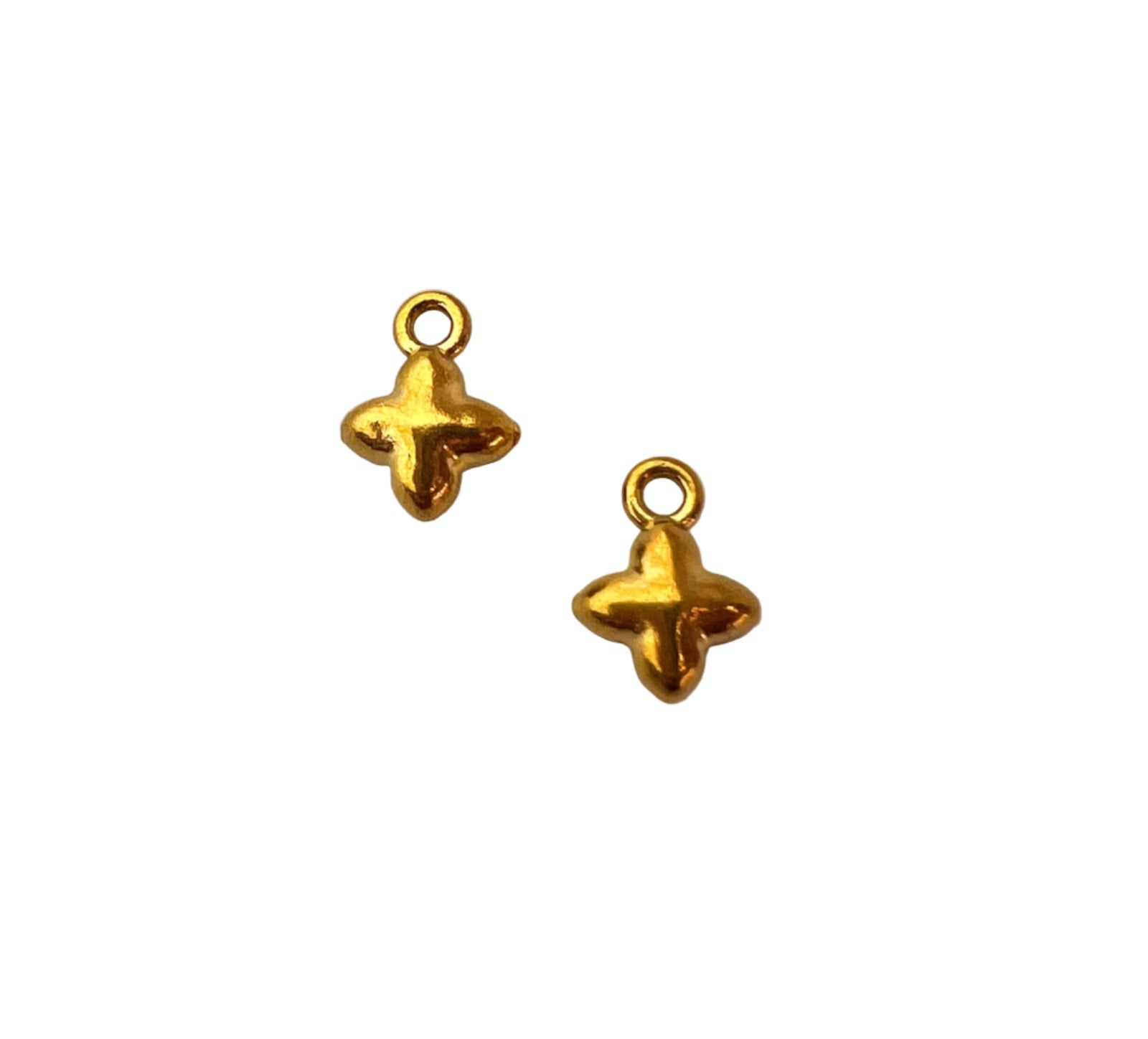 Mini Gold Cross Charm
