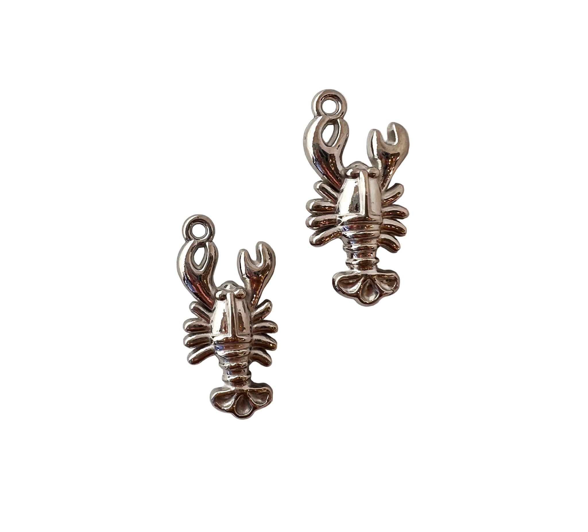 Silver Lobster Charm