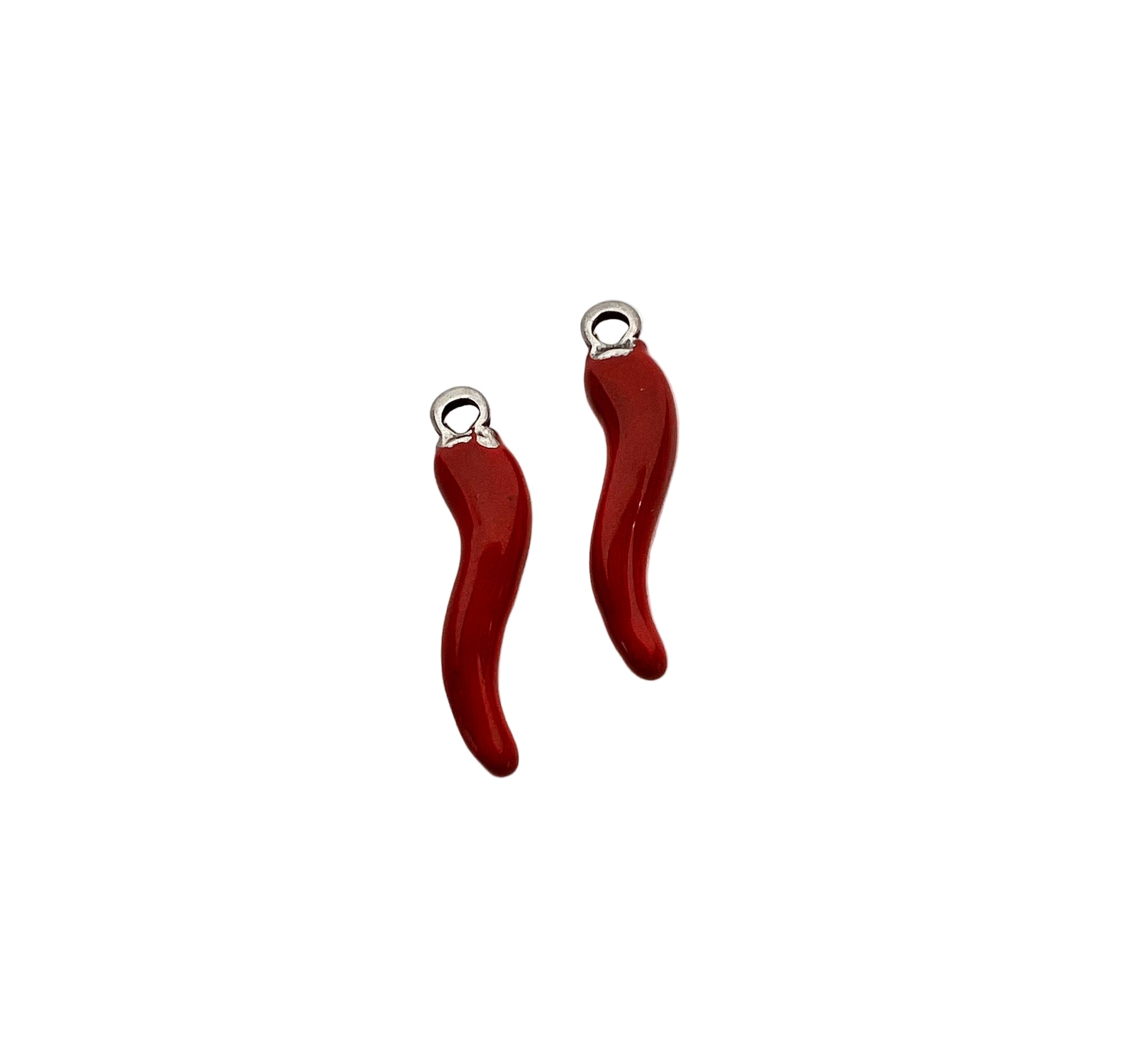 Red Chilli Charm - Gold / Silver