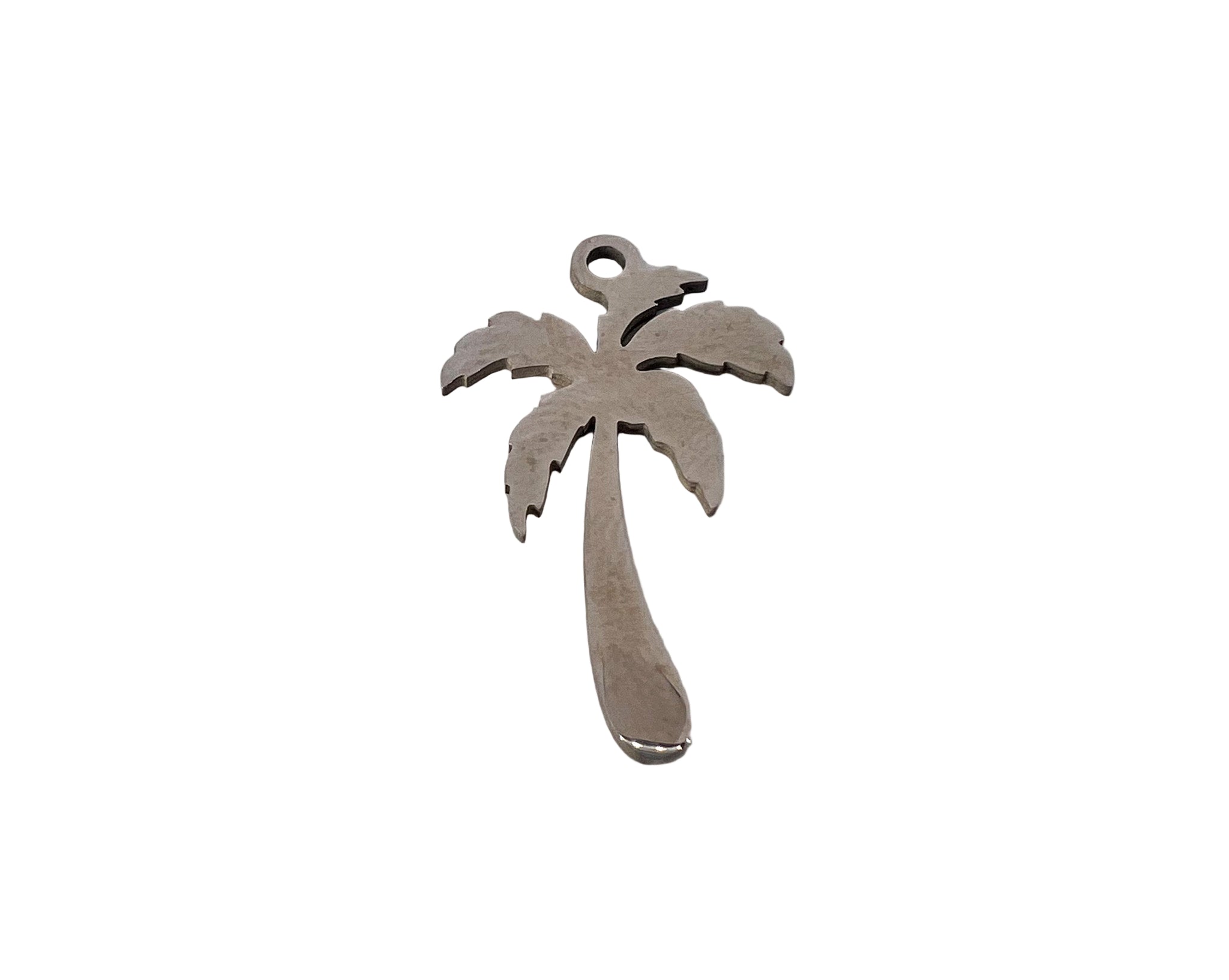 Silver Palm Tree Charm