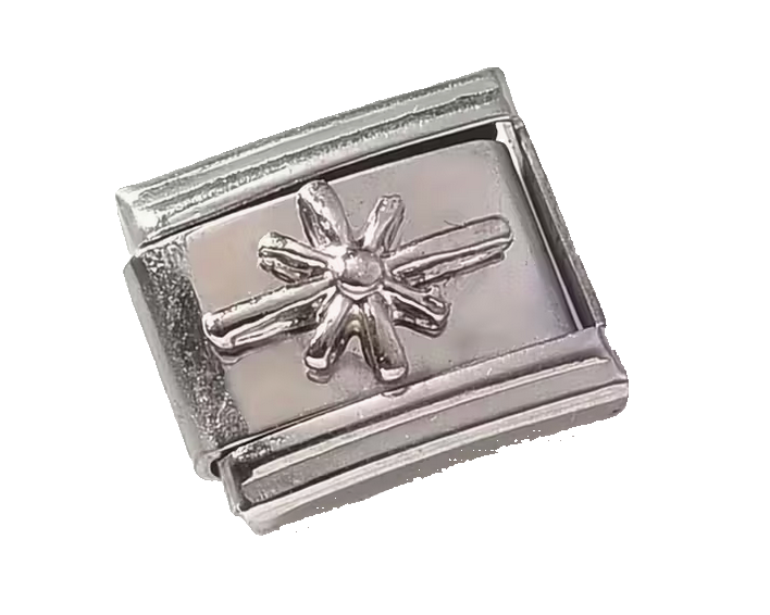 Eight-Pointed Star Italian Charm