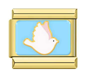 Gold Dove Italian Charm
