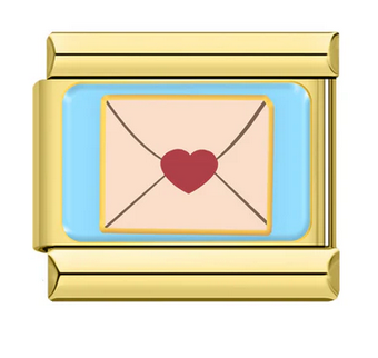 Gold Mail Italian Charm