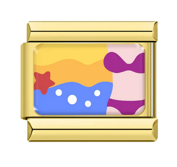 Gold Bikini Italian Charm